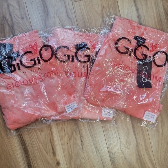 Peach High Waisted Tie Dye Shorts - Picture 10 of 10